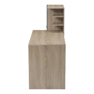 Desk with shelf Felanbo sonoma-anthracit 160x60x125cm