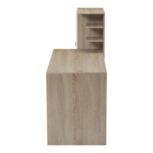 Desk with shelf Felanbo sonoma-white 160x60x125cm