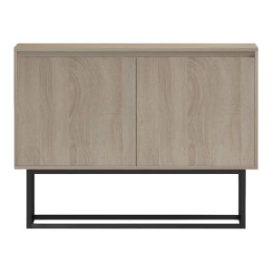 Бюфет Dabia sonoma-черен метален крак 100x40x74см