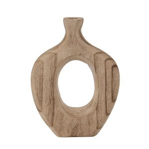 Natural wooden vase 20.5X5X27CM