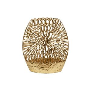 Vase metallic gold 33X12.1X38.1CM