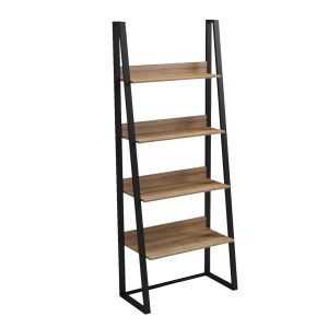 Shelf Izabel HM18376.01 metal frame - melamine in oak 75X36X185ВСМ.