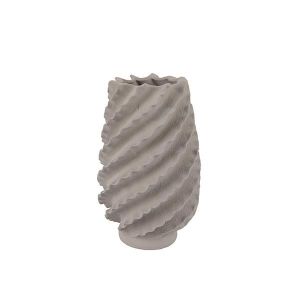 Ceramic vase white 21X21X31CM