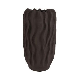 Ceramic vase brown 26.5X26.5X47CM