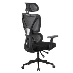 Office chair Novar HM1218.01 black Mesh-pp polypropylene base 51X49X121-129HCM.