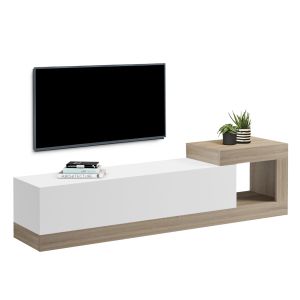 Стенен тв шкаф Essenza HM18372.11 меламин сонама/бял 150X29.6X38.6ВСМ.