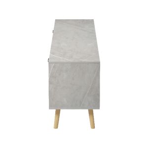 ТВ шкаф Gorna бежов мраморен вид 180x35x48.6см