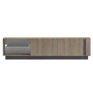 Тв шкаф Nourishe HM18373.13 меламин сонама-сив 214х35х45всм.