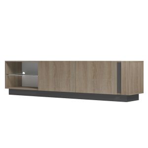 Тв шкаф Nourishe HM18373.13 меламин сонама-сив 214х35х45всм.