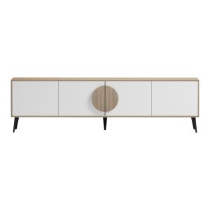 Тв шкаф Savore HM18370.11 меламин сонама-бяло 180Χ35.5Χ51HCM.
