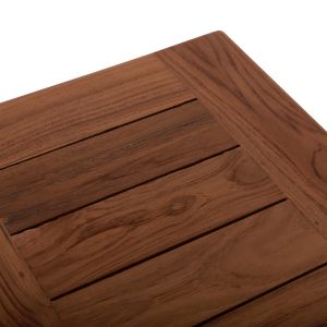 Garden square coffee table Kioto HM6383 teak in natural color 45X45X40CM.