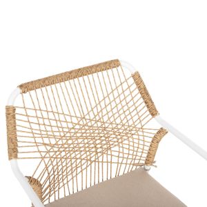 Garden table and chairs 5 pcs. Ofer HM21020 metal and aluminum 150X90CM-WHITE