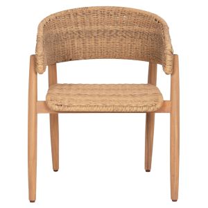 Garden table and chairs 5 pcs. Paraiso HM10907 acacia wood & rope in natural colors