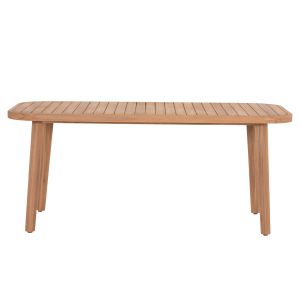 Garden table and chairs 7 pcs. Contrel HM10899.01 acacia wood in natural color-cushions in beige