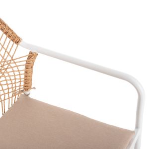 Garden table and chairs 7 pcs. Ofer HM21005.03 metal and ALUMINIUM150X90CM-WHITE