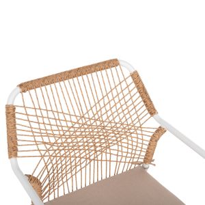 Garden table and chairs 7 pcs. Ofer HM21005.03 metal and ALUMINIUM150X90CM-WHITE