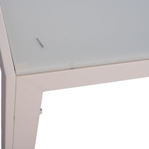 Garden table and chairs 7 pcs. Ofer HM21005.03 metal and ALUMINIUM150X90CM-WHITE