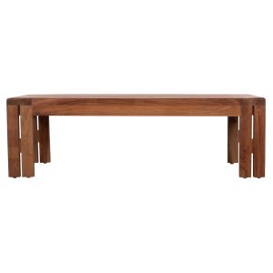 Garden rectangular coffee table Kioto HM6384 teak in natural color 130X70X40HCM.