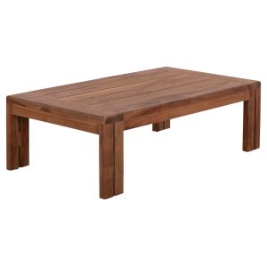 Garden rectangular coffee table Kioto HM6384 teak in natural color 130X70X40HCM.
