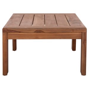 Garden rectangular coffee table Kioto HM6384 teak in natural color 130X70X40HCM.
