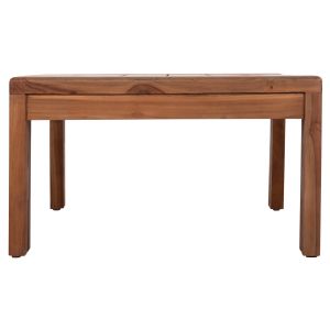 Garden rectangular coffee table Kioto HM6384 teak in natural color 130X70X40HCM.