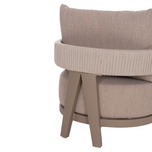 Garden set 3 pieces Absolution SM10858.02 beige aluminum cushions with sintered stone
