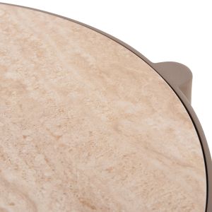 Garden set 3 pieces Absolution SM10858.02 beige aluminum cushions with sintered stone
