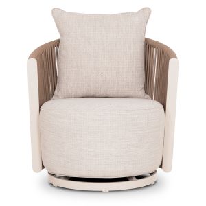 Garden set 3 pieces Lorien SM10845.01 aluminum ivory color - beige cushions