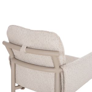 Garden set 6 pieces Anubis SM10850.02 with aluminum frame in beige - sintered stone slab