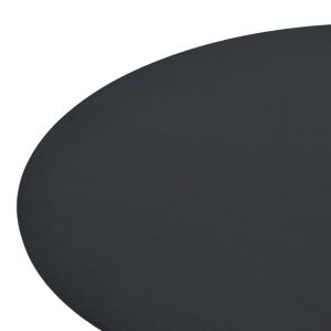Маса Xuson черен MDF и метални крака D120x75см