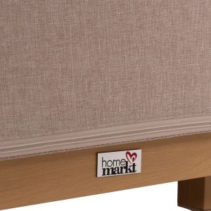 Professional chaise longue Jessie HM10714.05 aluminum cushion with heat-transferring condition, beige, 200X71X79ВСМ