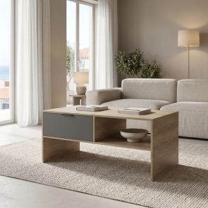 Холна маса Felina sonoma-антрацит 100x50x45см