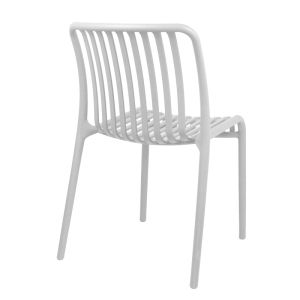 Zoi chair in white shade 42x58x79cm