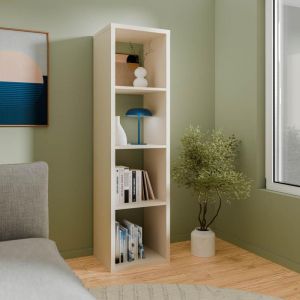 Montaro bookcase, sand color, 39X33X142 cm