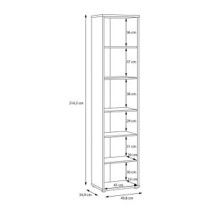 Alice display case sand color 50X35X215CM