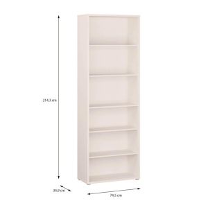 Alice display case sand color 75X35X215CM