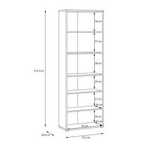 Alice display case sand color 75X35X215CM