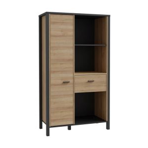 Showcase Terrano Riviera oak color 87X40X153CM