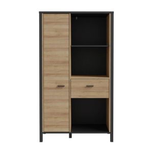 Showcase Terrano Riviera oak color 87X40X153CM