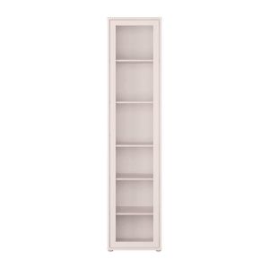 Showcase with 1 door Alice, sand color 50X35X215CM