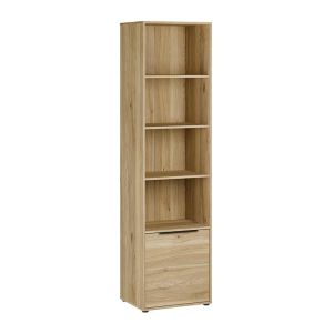 Aria Mauvella shelf, oak color, 54X42X200 cm