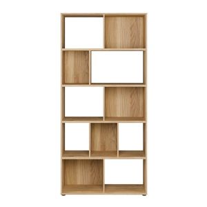 Aria Mauvella shelf, oak color, 94X35X197 cm