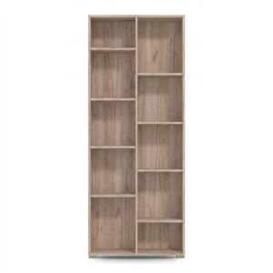 Shelf Modulus 5, gray oak color, 70X33X177 cm