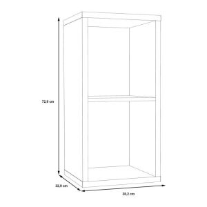 Montaro shelf, sand color, 38X33X73CM