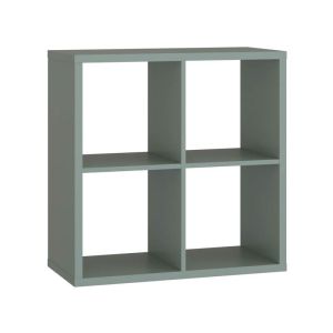 Montaro shelf, sage color, 73X33X73CM
