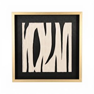 Картина FL721 черно-златно-бяло 70X70XСМ