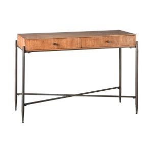 Конзола Noria с метални крака и кафяв фурнир 120X35X80СМ