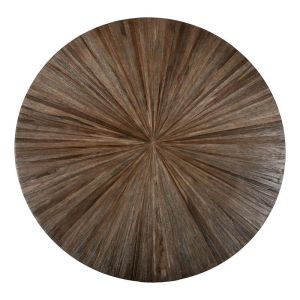 Round dining table Gaia brown color 120X120X76CM