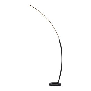 Archer LED metal lamp in black color 70x28x165cm