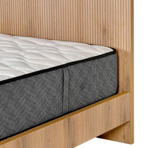 Легло Alicante натурален цвят канела дъб 100X210X110СМ (90X200)